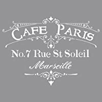 Rayher Plantilla Café Paris- Surtido- 30-5x30-5cm- SB-Bol 1unidad